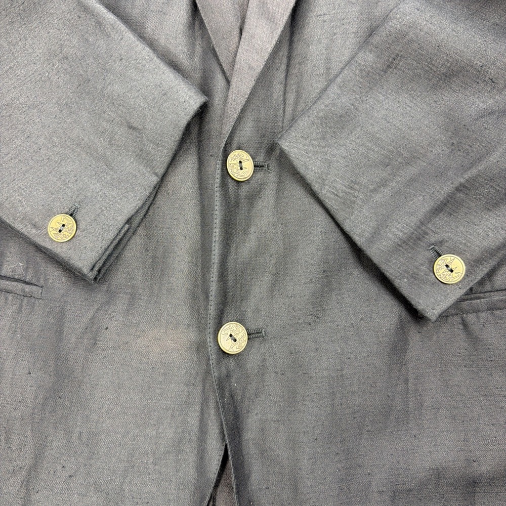 Archival 80-90 Marithe Francois Girbaud Momento Due Slub Jacket Linen Blend IT50 - Picture 11 of 16
